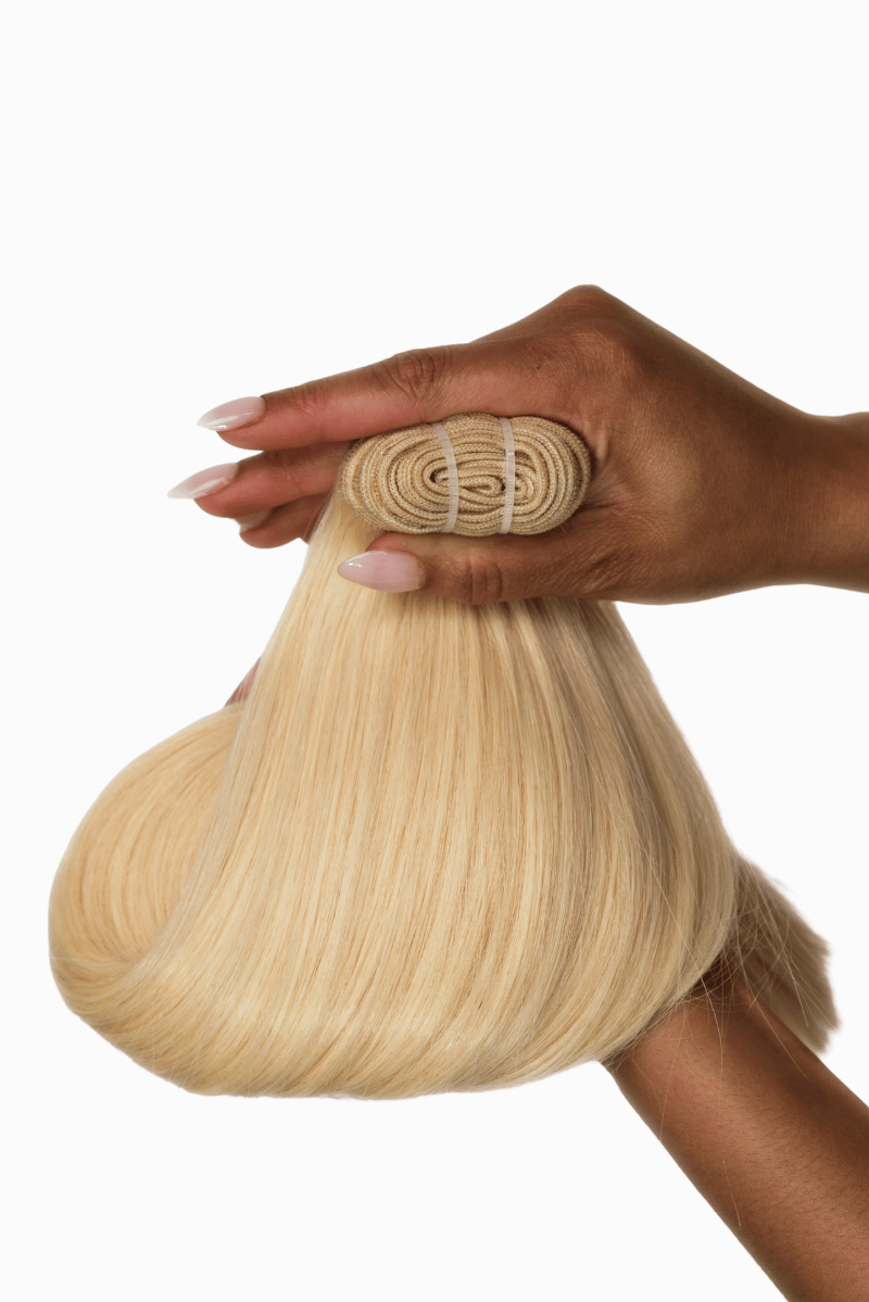 Classic Wefts 18" 100g Beach Blonde (#613) Natural Straight - Locks De Luxe