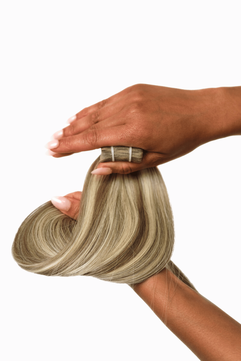Tape Ins 18" 50g Chai Latte Highlight Blend (#6C/#60) Natural Straight