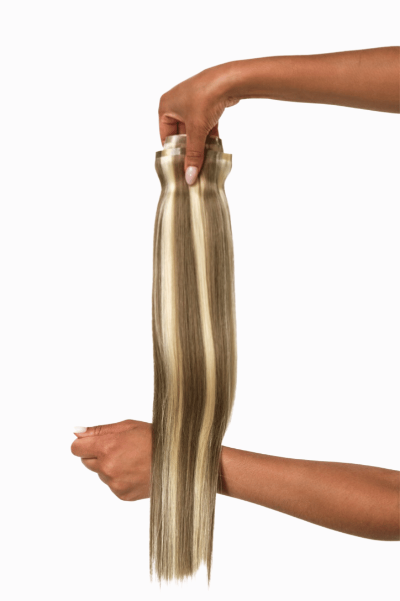 Luxe Clip Ins 20" 160g Chai Latte (#6C/#60) Natural Straight