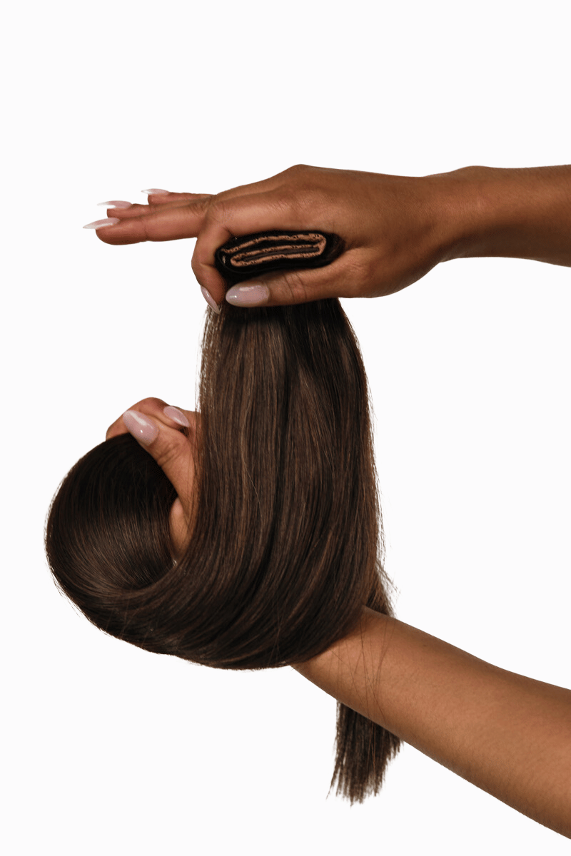 Luxe Ponytail 22" 100g Chocolate Brown (#2) Natural Straight