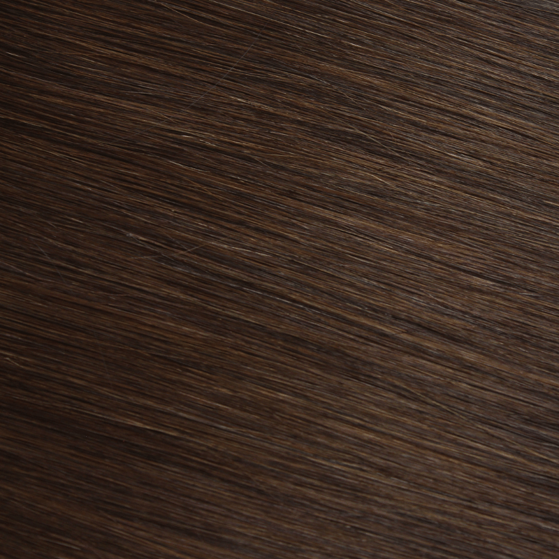 Fusion Tips 18" 50g Chocolate Brown (#2) Natural Straight - Locks De Luxe